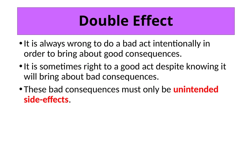 ETHICS Theme 2: Deontological Ethics B: Aquinas’ - slide 31 of 60