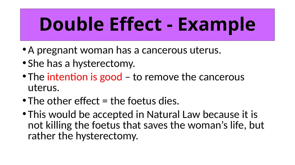 ETHICS Theme 2: Deontological Ethics B: Aquinas’ - slide 32 of 60