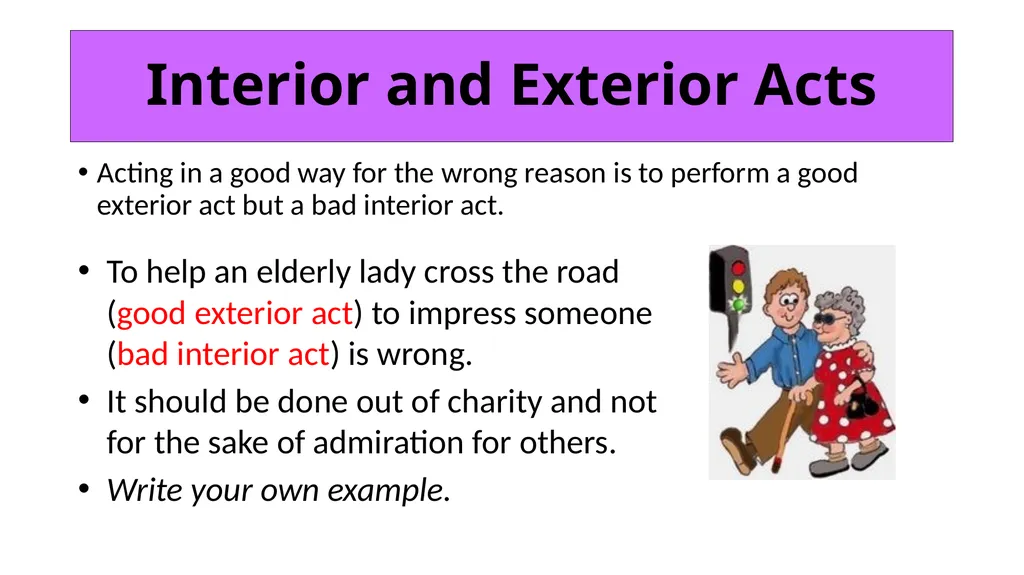 ETHICS Theme 2: Deontological Ethics B: Aquinas’ - slide 27 of 60