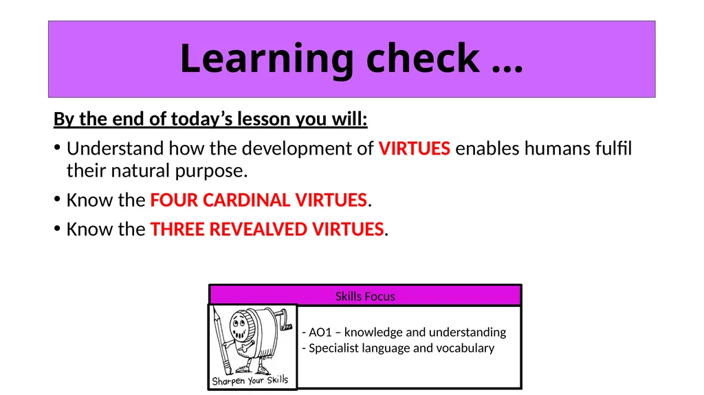 ETHICS Theme 2: Deontological Ethics B: Aquinas’ - slide 60 of 60