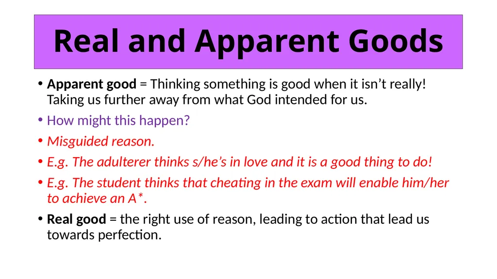 ETHICS Theme 2: Deontological Ethics B: Aquinas’ - slide 23 of 60