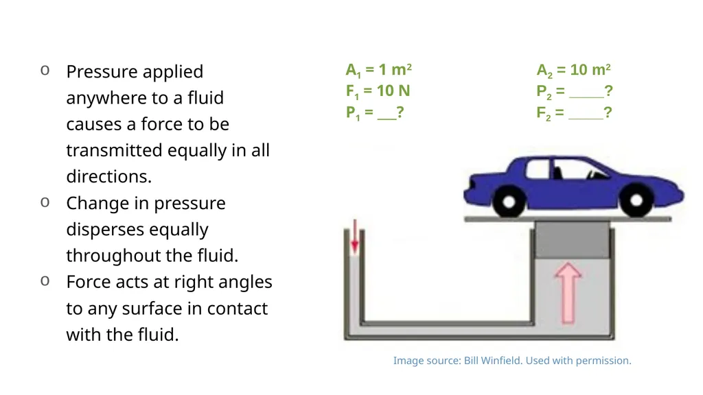 Fluids: Archimedes’ Principle, Pascal’s Law, - slide 15 of 22