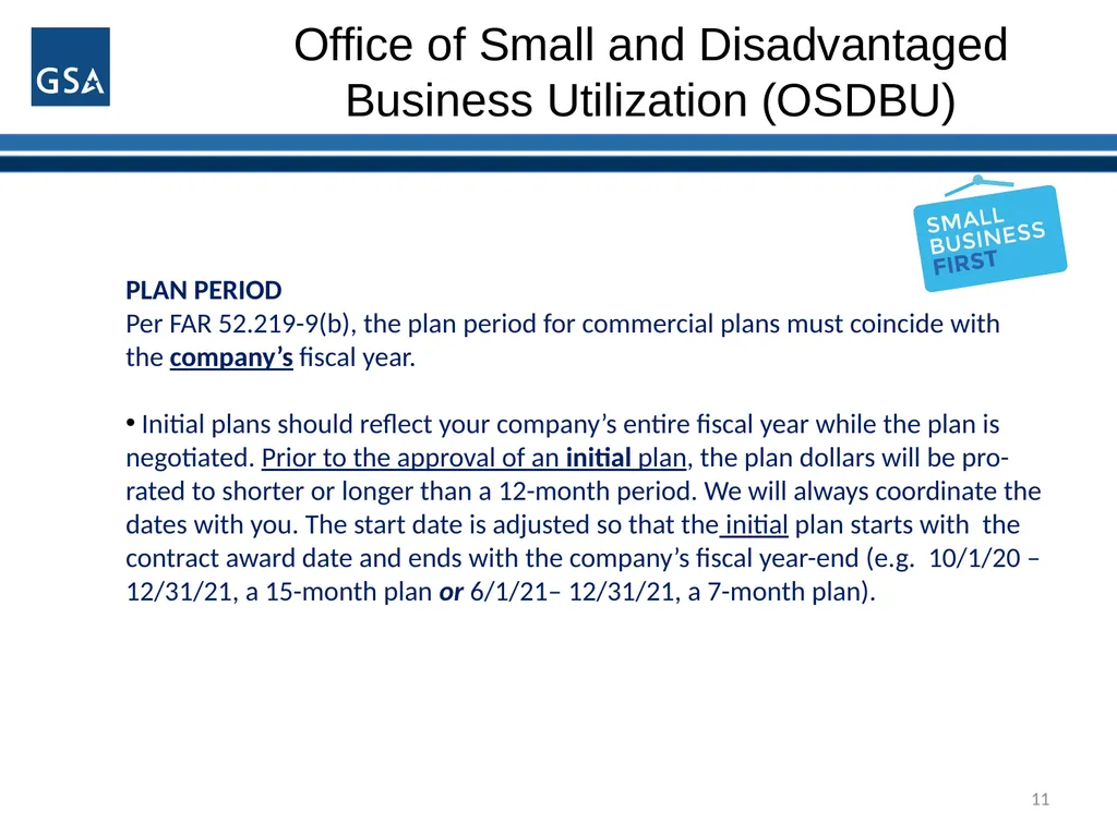 1 Office of Small and Disadvantaged Business - slide 11 of 45