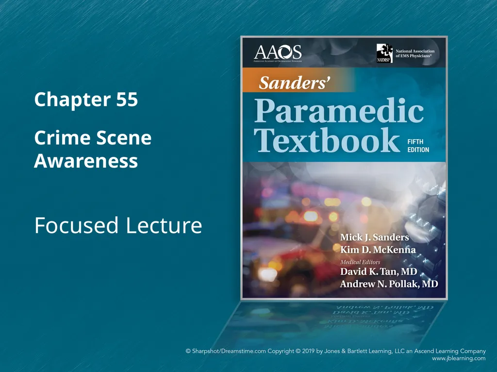 Chapter 55 Crime Scene Awareness Focused Lecture - slide 1 of 28