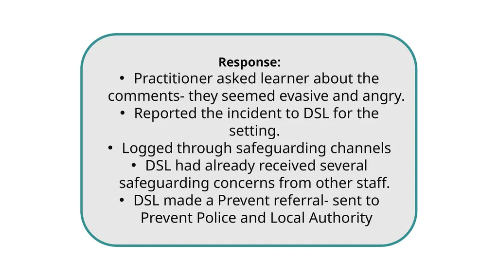 Prevent Training What is Prevent? Ideology and - slide 20 of 29
