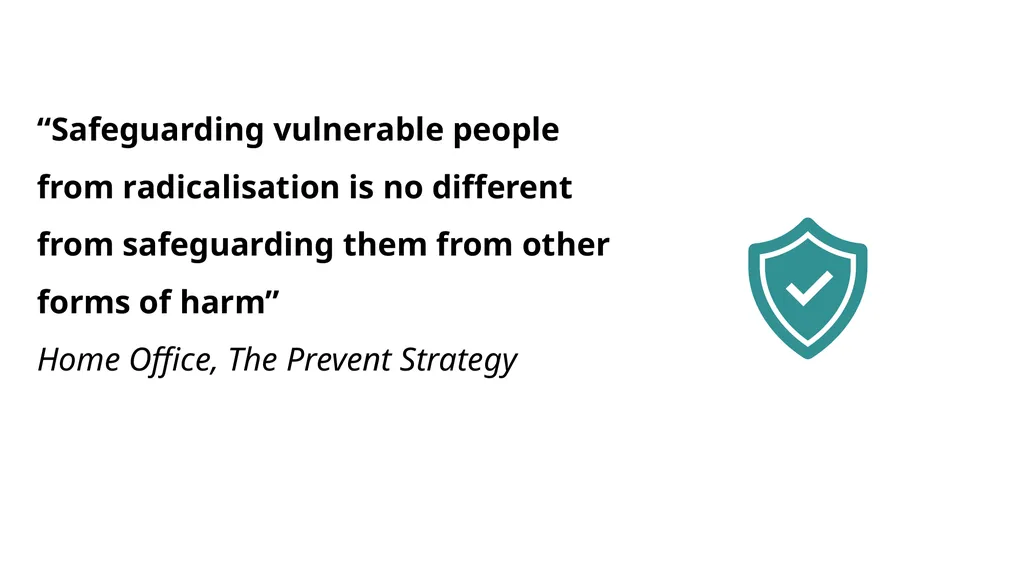 Prevent Training What is Prevent? Ideology and - slide 6 of 29