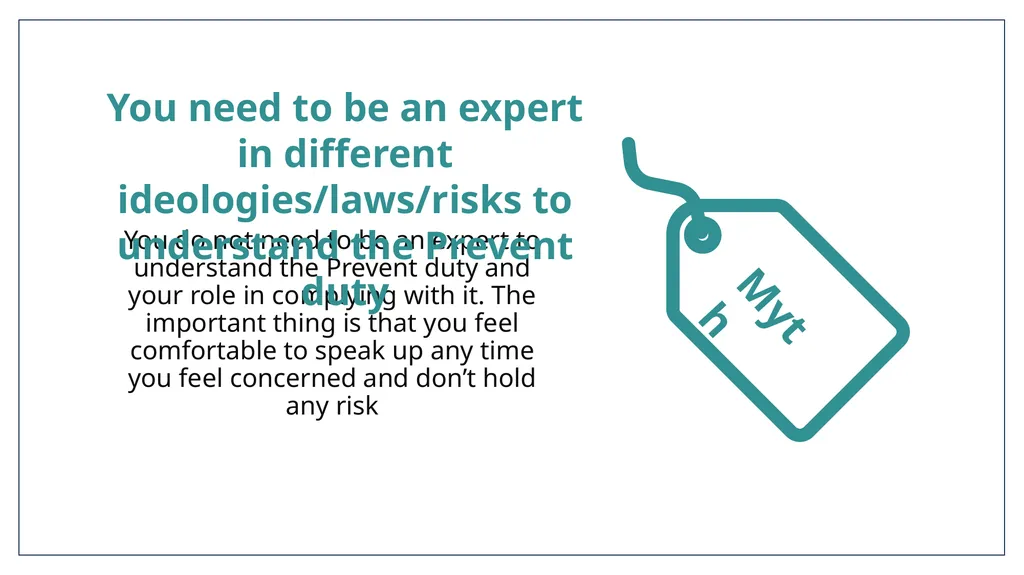 Prevent Training What is Prevent? Ideology and - slide 9 of 29