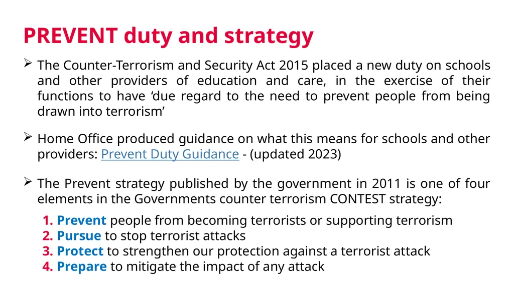 Keeping Children Safe in Education: Prevent - slide 5 of 31