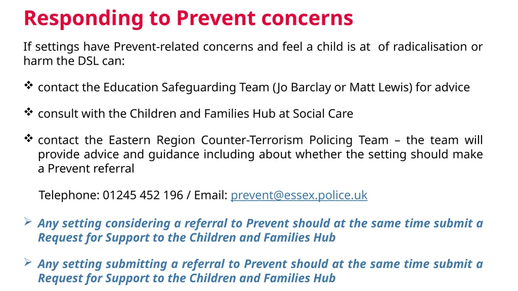 Keeping Children Safe in Education: Prevent - slide 28 of 31