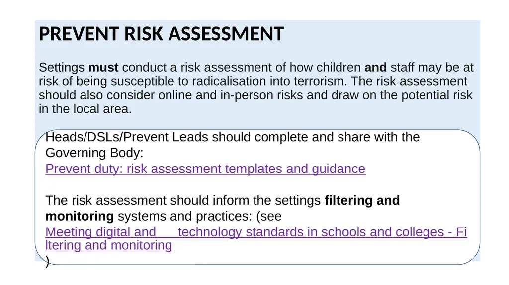 The Prevent Duty = Safeguarding Since July 2015 - slide 3 of 9