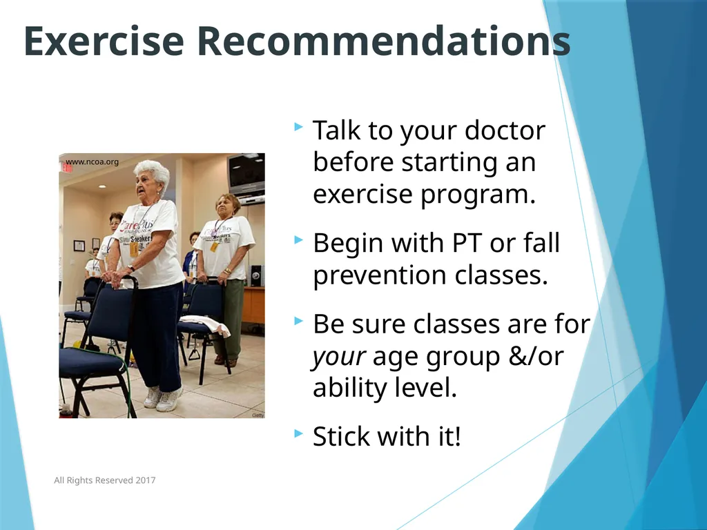Standing Together to Prevent Falls AOTA/APTA’s - slide 12 of 34