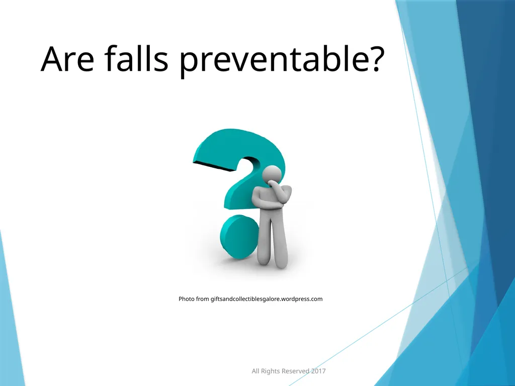 Standing Together to Prevent Falls AOTA/APTA’s - slide 2 of 34