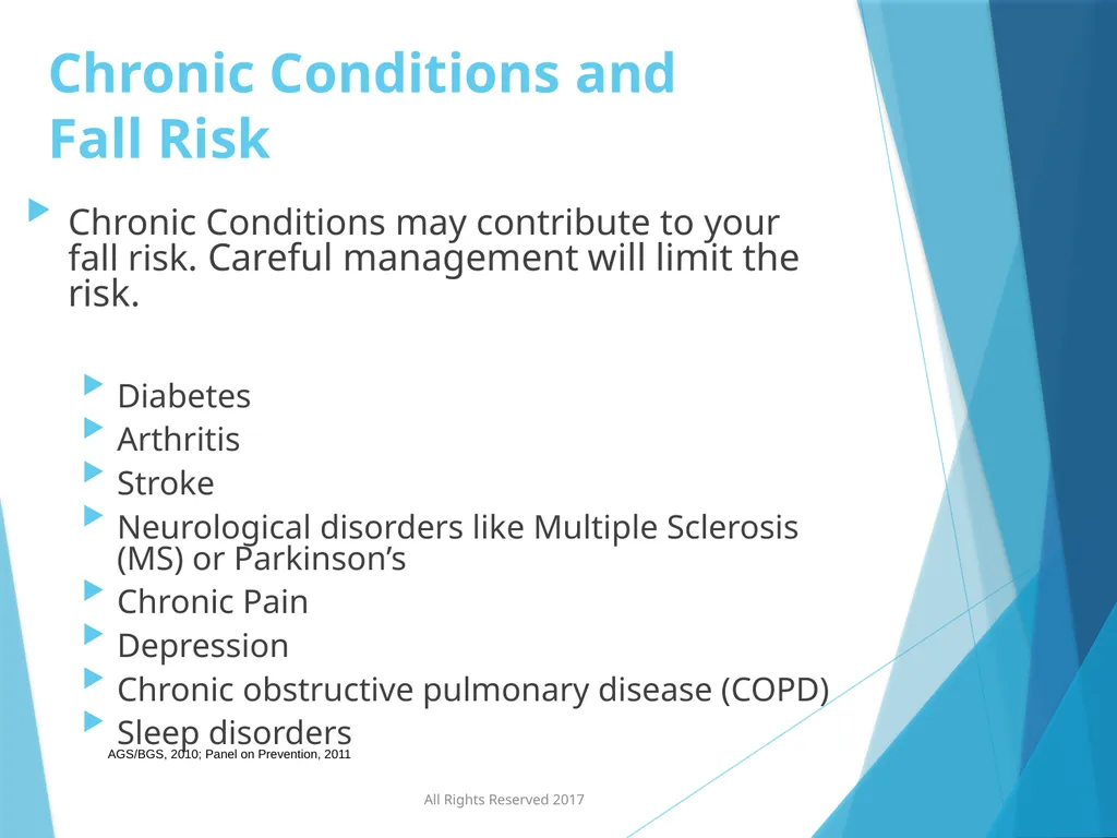 Standing Together to Prevent Falls AOTA/APTA’s - slide 17 of 34