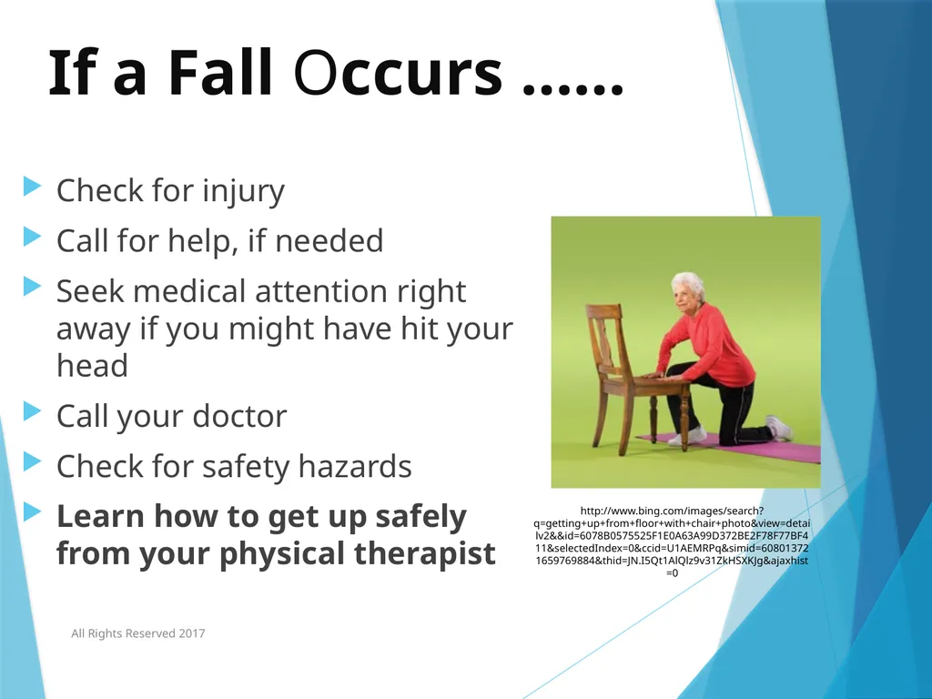 Standing Together to Prevent Falls AOTA/APTA’s - slide 20 of 34