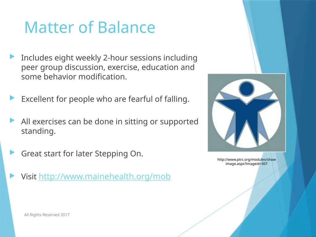 Standing Together to Prevent Falls AOTA/APTA’s - slide 23 of 34