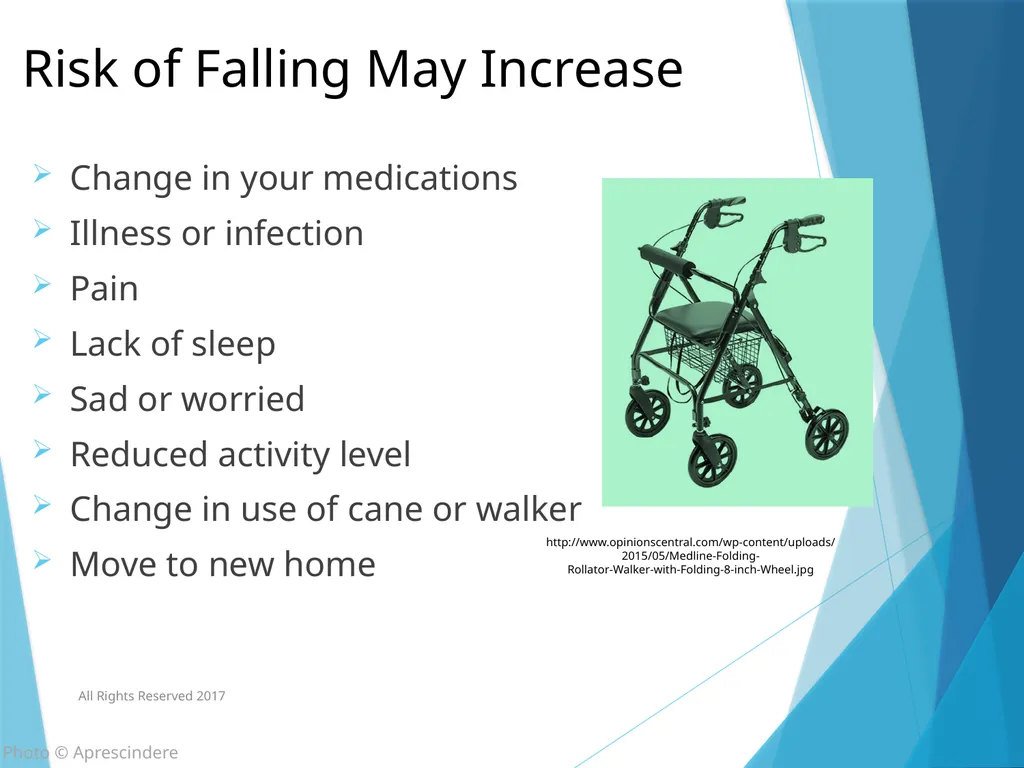 Standing Together to Prevent Falls AOTA/APTA’s - slide 18 of 34
