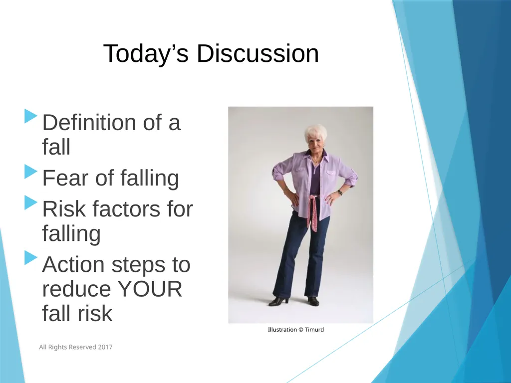 Standing Together to Prevent Falls AOTA/APTA’s - slide 4 of 34