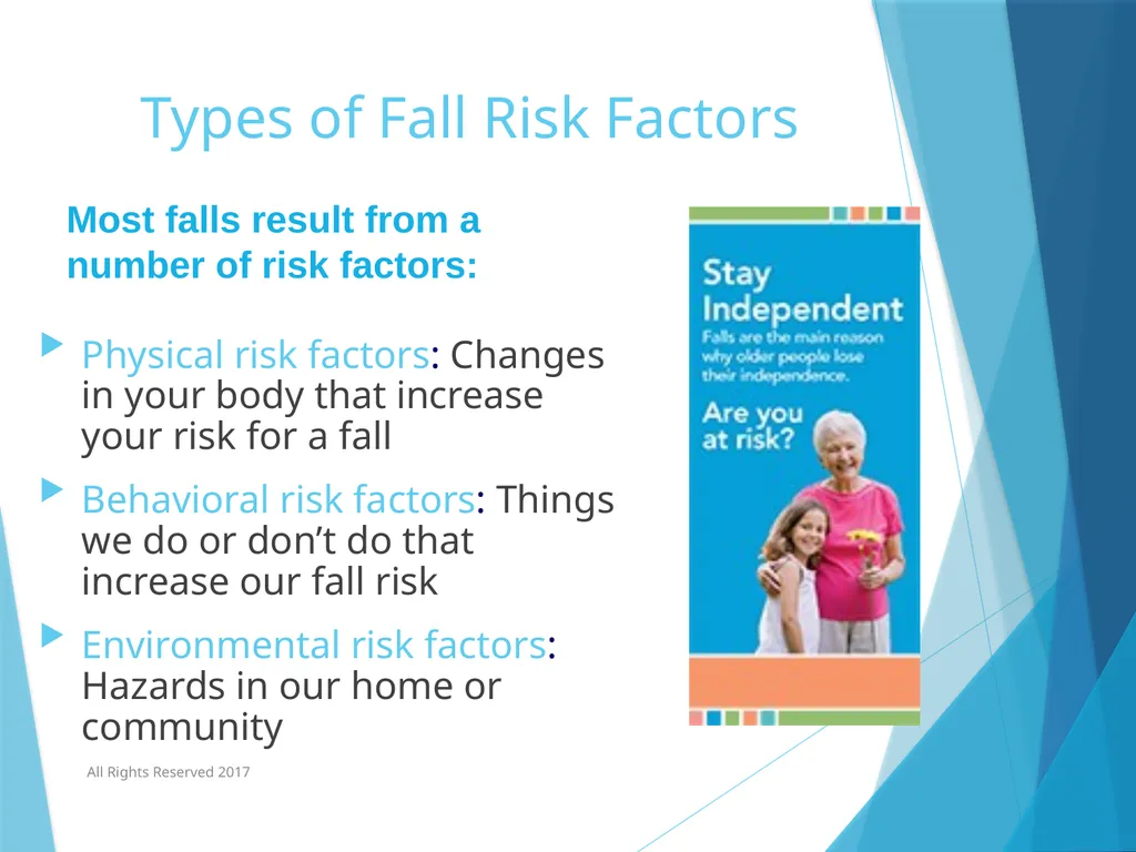 Standing Together to Prevent Falls AOTA/APTA’s - slide 9 of 34