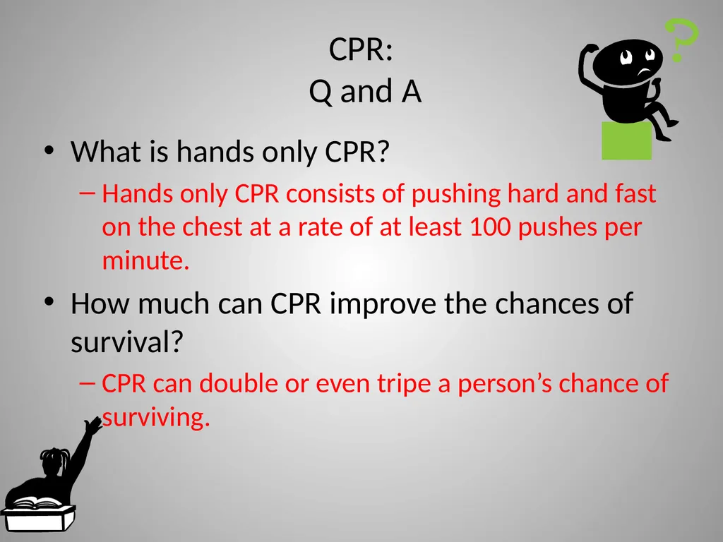 Hands Only CPR American Heart Association CPR Pre - slide 4 of 14
