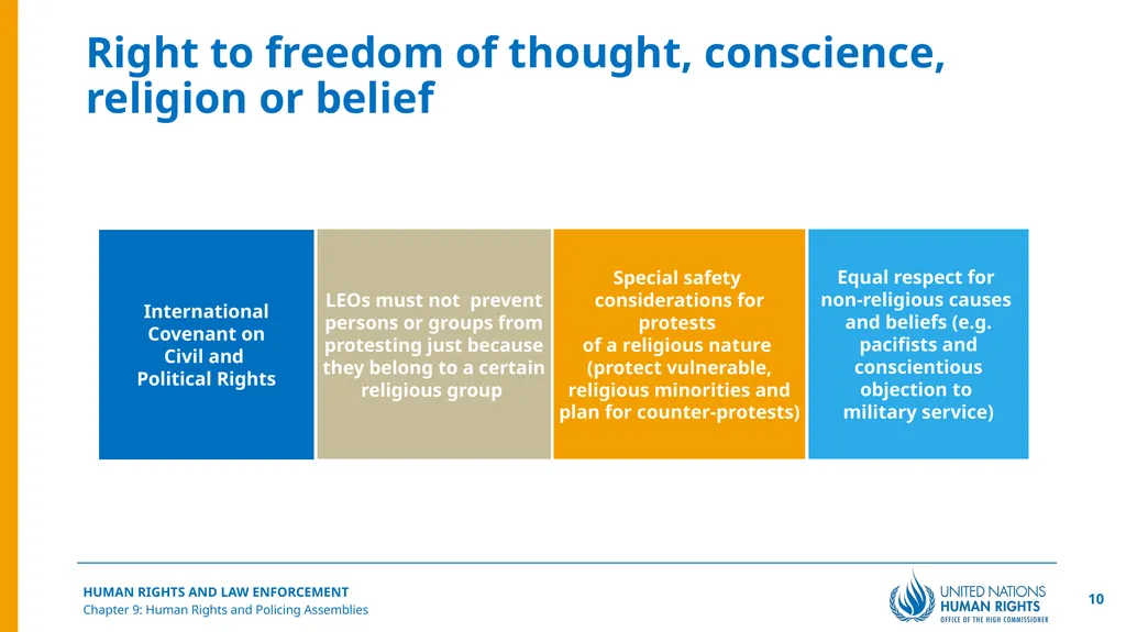 Human Rights and Policing Assemblies Chapter 9 2 © - slide 10 of 15