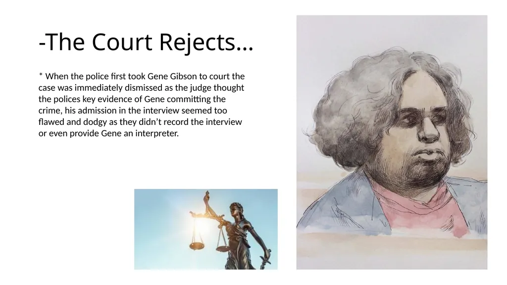 Gene Gibson Court Case Timeline -Background - slide 8 of 10