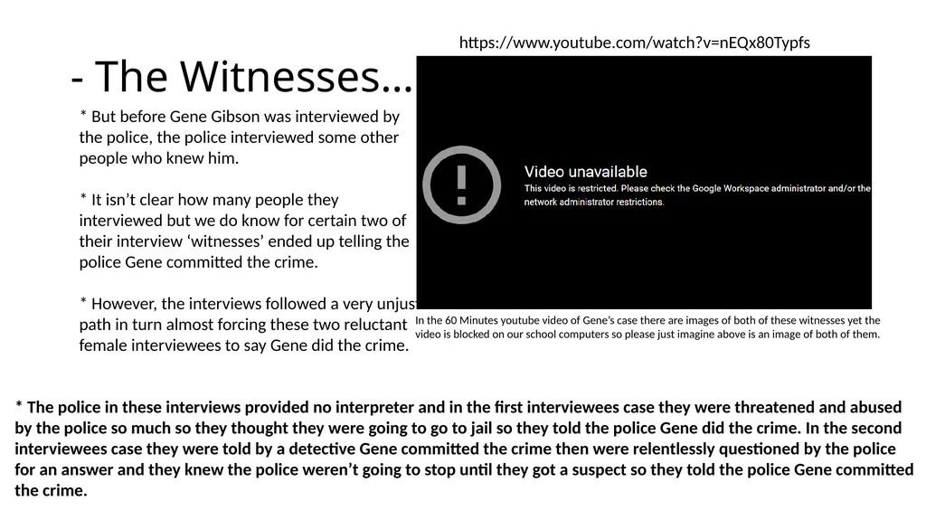 Gene Gibson Court Case Timeline -Background - slide 5 of 10