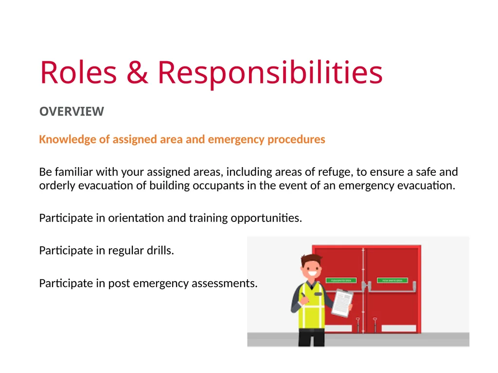 Evacuation Training Safety and Risk Services 2023 - slide 2 of 14