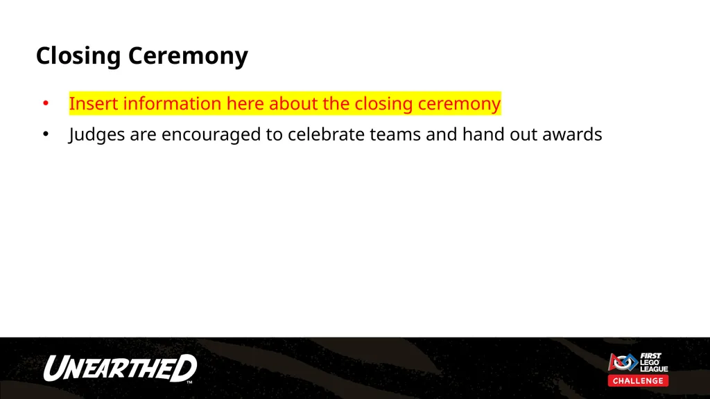 DISCLAIMER This presentation is designed for judge - slide 23 of 25