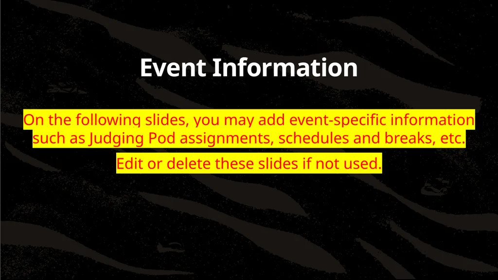 DISCLAIMER This presentation is designed for judge - slide 12 of 25
