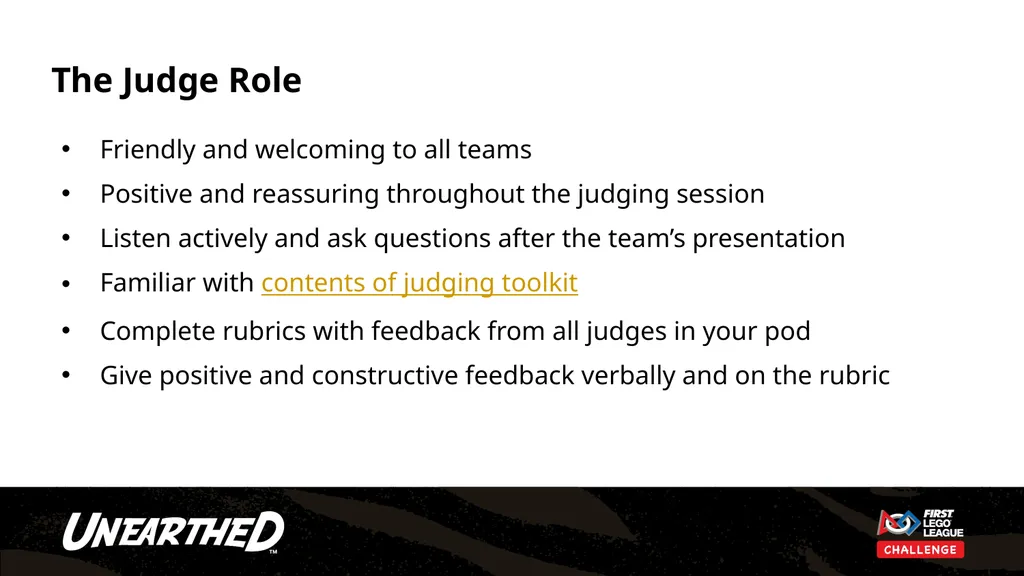 DISCLAIMER This presentation is designed for judge - slide 5 of 25