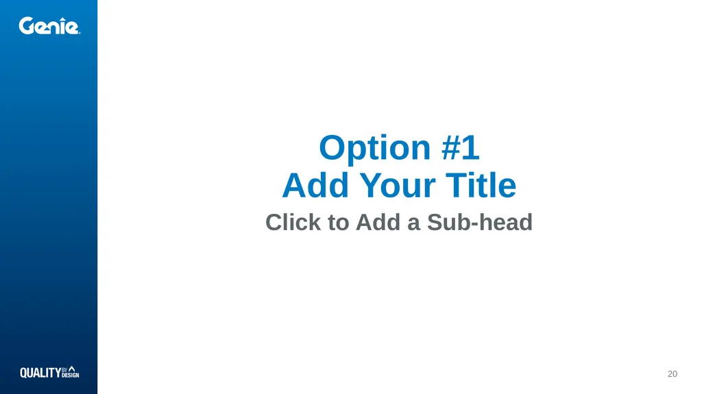 Click to Add Your Title Here Click to Add a - slide 20 of 65