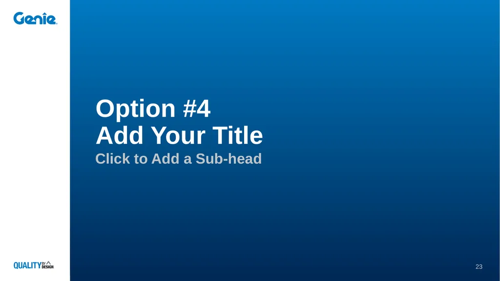 Click to Add Your Title Here Click to Add a - slide 23 of 65