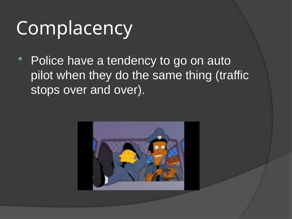 Traffic Stop Training CBT A Law Enforcement Course - slide 12 of 34