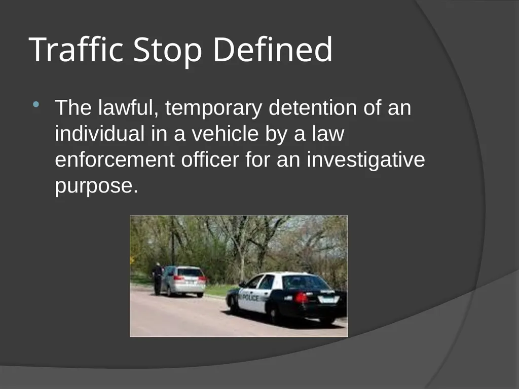 Traffic Stop Training CBT A Law Enforcement Course - slide 3 of 34