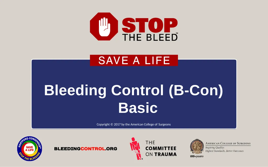 Bleeding Control (B-Con) Basic Copyright © 2017 by - slide 1 of 61