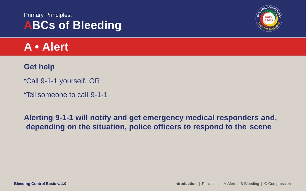 Bleeding Control (B-Con) Basic Copyright © 2017 by - slide 9 of 61