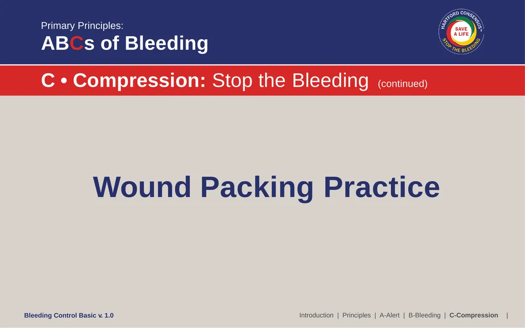 Bleeding Control (B-Con) Basic Copyright © 2017 by - slide 54 of 61