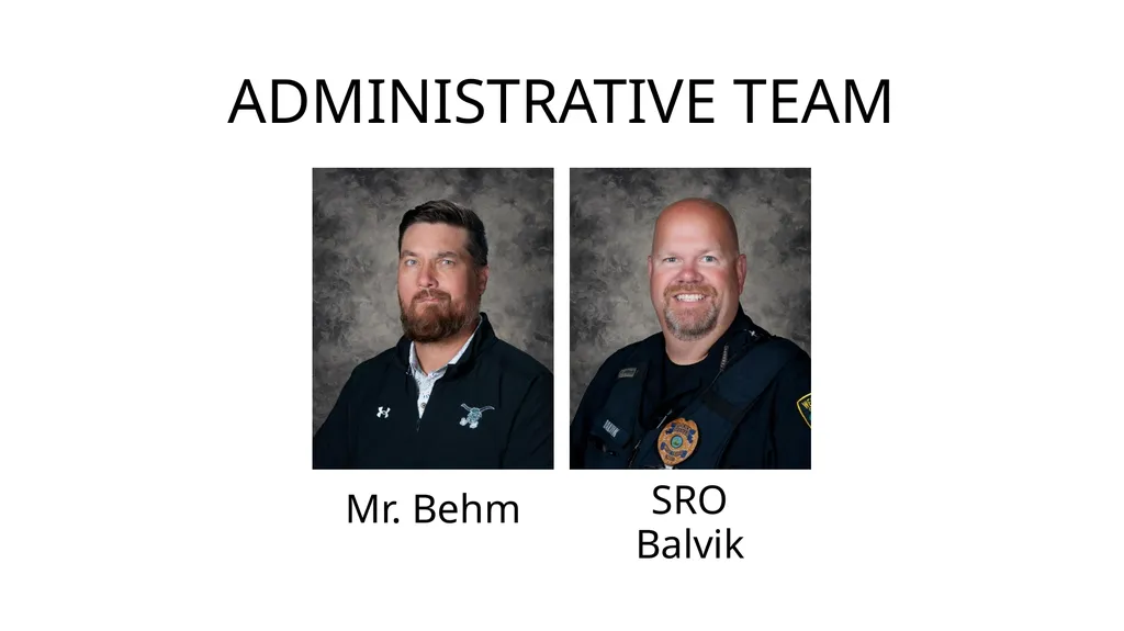Welcome to Senior Year! Asprey ADMINISTRATIVE TEAM - slide 3 of 32