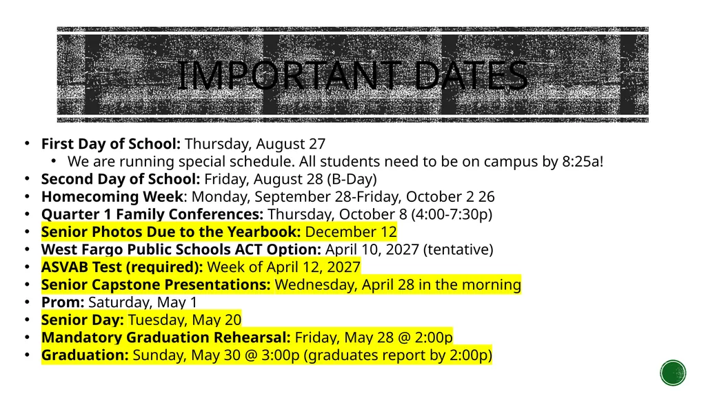 Welcome to Senior Year! Asprey ADMINISTRATIVE TEAM - slide 31 of 32