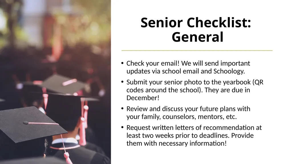 Welcome to Senior Year! Asprey ADMINISTRATIVE TEAM - slide 7 of 32