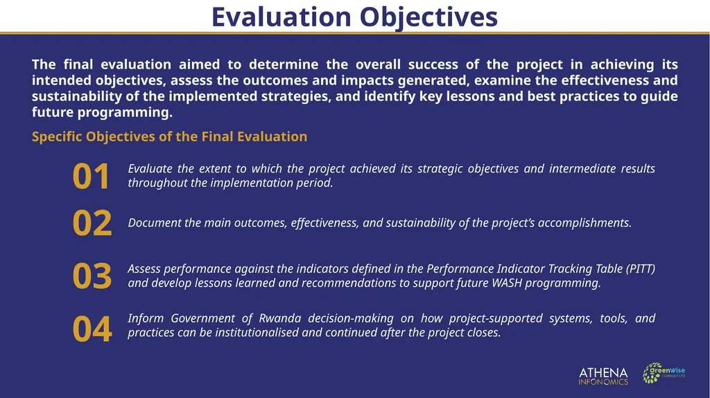 End of Project Evaluation for Isoko y’Ubuzima: - slide 5 of 26