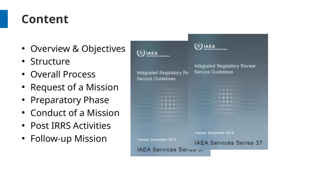 Overview and Process Workshop on IRRS and SARIS - slide 2 of 42