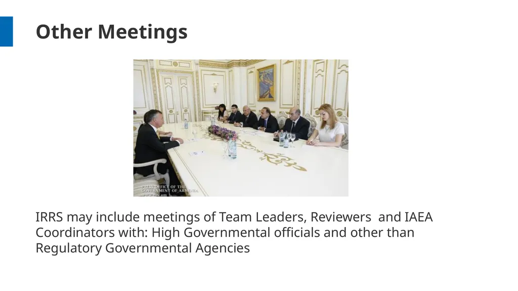 Overview and Process Workshop on IRRS and SARIS - slide 30 of 42