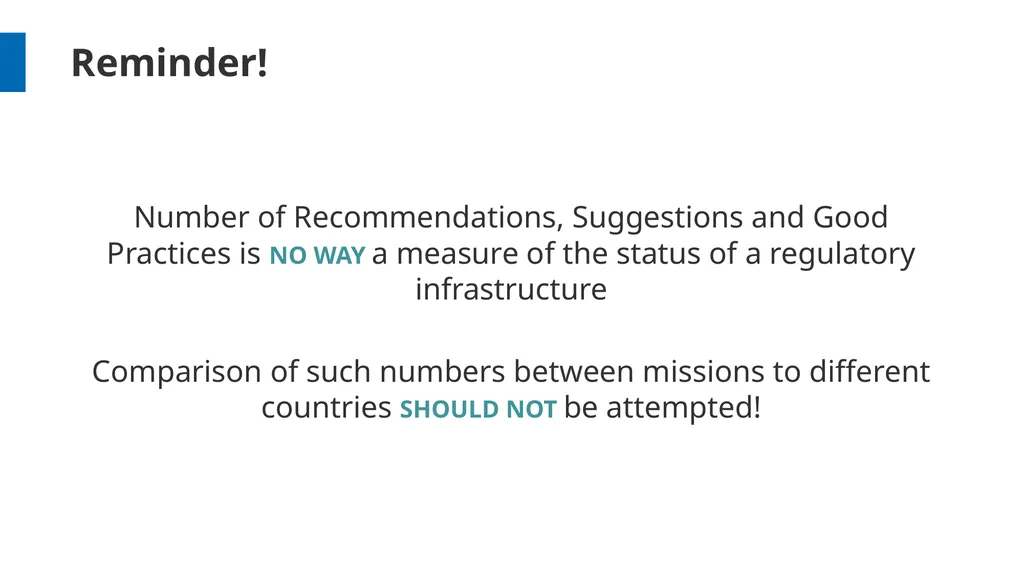 Overview and Process Workshop on IRRS and SARIS - slide 41 of 42