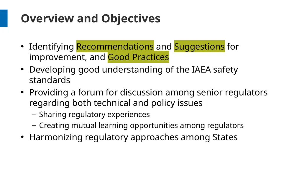 Overview and Process Workshop on IRRS and SARIS - slide 4 of 42