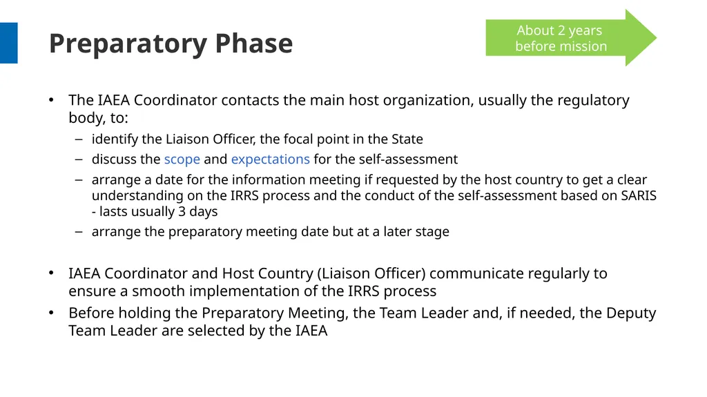 Overview and Process Workshop on IRRS and SARIS - slide 16 of 42