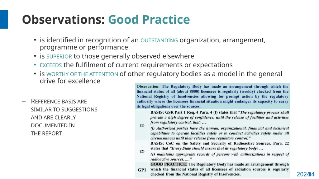 Overview and Process Workshop on IRRS and SARIS - slide 34 of 42