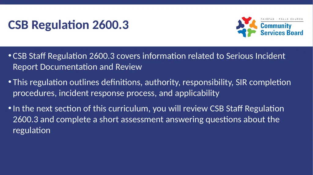 Serious Incident Reporting Definitions and - slide 15 of 16