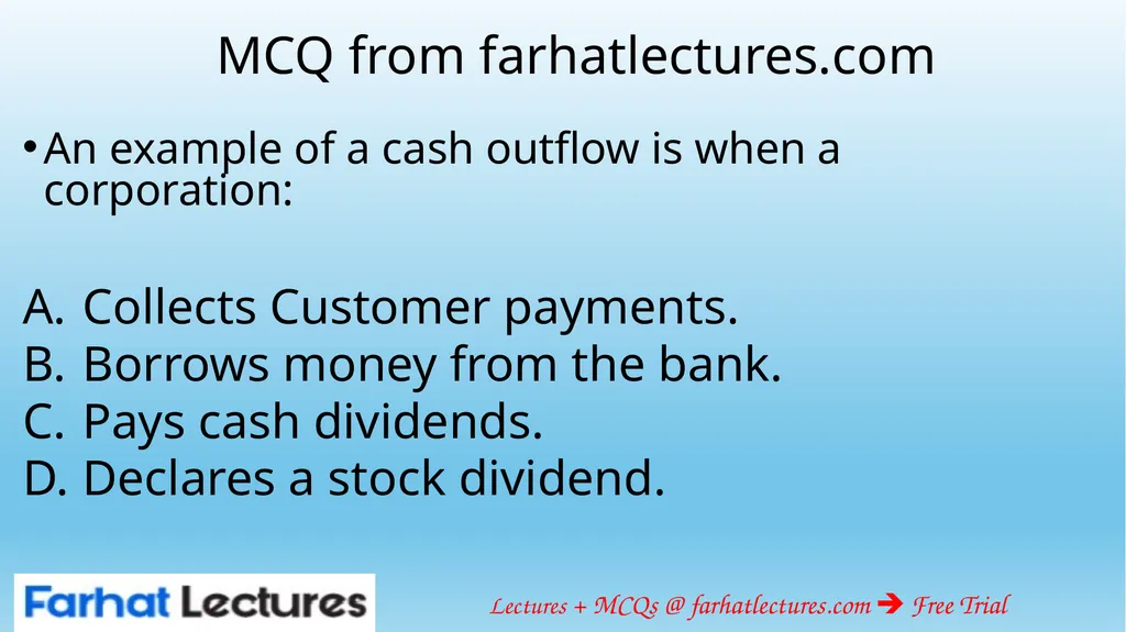 The Importance of Cash Flows: Creating Value - slide 13 of 13