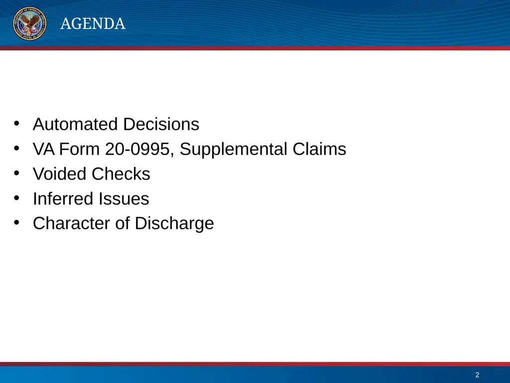 What’s New in VA Benefits Sioux Falls Veterans - slide 2 of 15